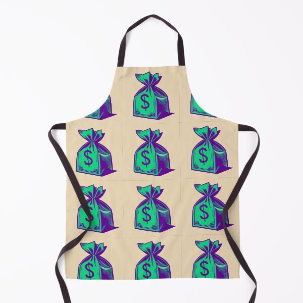 Item preview, Crisp Colors Green and Violet Money Bag designed and sold by Tanis-Tweedale.