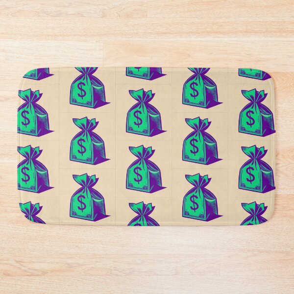 Item preview, Crisp Colors Green and Violet Money Bag designed and sold by Tanis-Tweedale.