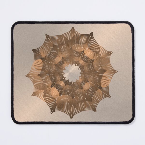 Item preview, Geometric Floral in Copper designed and sold by DogLifeCo.
