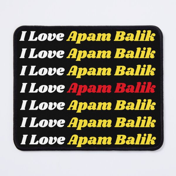 Item preview, 'I Love Apam Balik' Malay Cuisine - Delicious Food Text Based Design designed and sold by Ridiculam Toga.