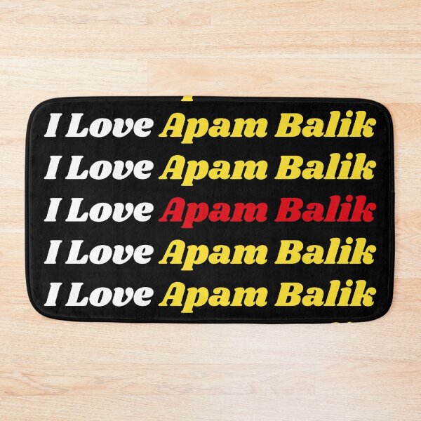 Item preview, 'I Love Apam Balik' Malay Cuisine - Delicious Food Text Based Design designed and sold by Ridiculam Toga.