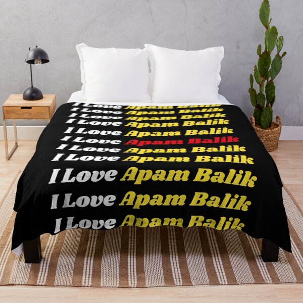 Item preview, 'I Love Apam Balik' Malay Cuisine - Delicious Food Text Based Design designed and sold by Ridiculam Toga.