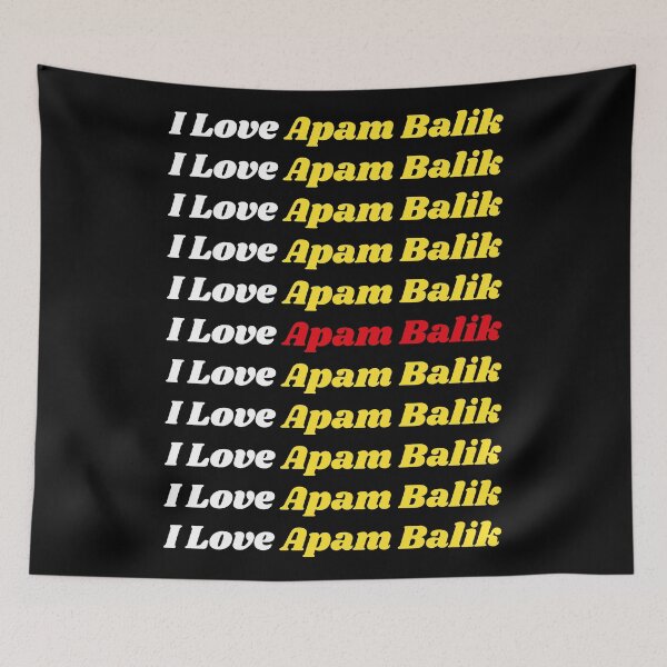 Item preview, 'I Love Apam Balik' Malay Cuisine - Delicious Food Text Based Design designed and sold by Ridiculam Toga.