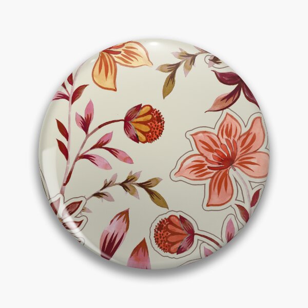 Item preview, flourishes ornamental ornate print floral tile designed and sold by Enhance  Imagination.