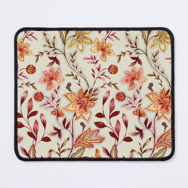 Item preview, flourishes ornamental ornate print floral tile designed and sold by Enhance Imagination.