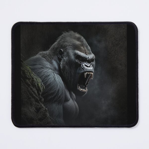 Item preview, Scary Gorilla Roaring Angry Mountain Gorilla designed and sold by Brockinator.