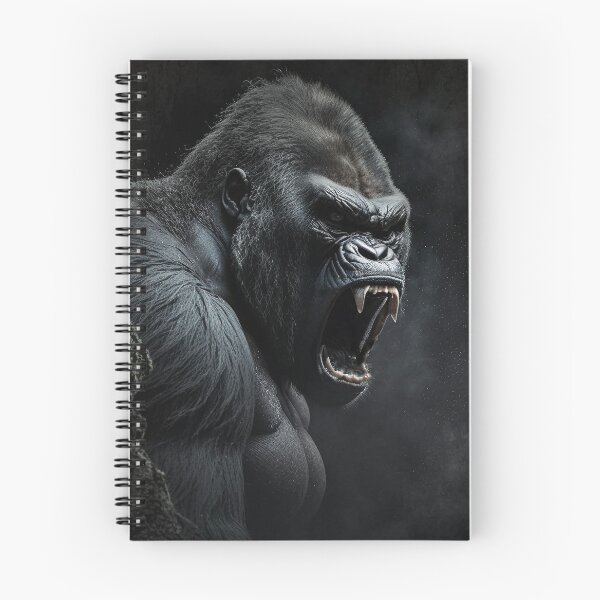 Item preview, Scary Gorilla Roaring Angry Mountain Gorilla designed and sold by Brockinator.
