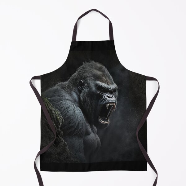 Item preview, Scary Gorilla Roaring Angry Mountain Gorilla designed and sold by Brockinator.