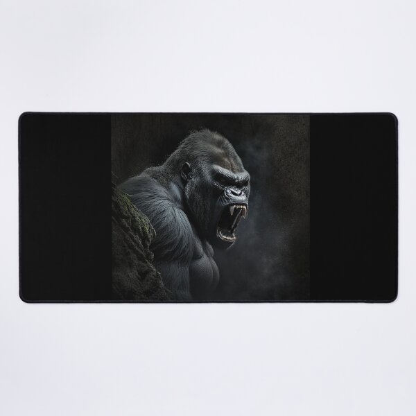 Item preview, Scary Gorilla Roaring Angry Mountain Gorilla designed and sold by Brockinator.