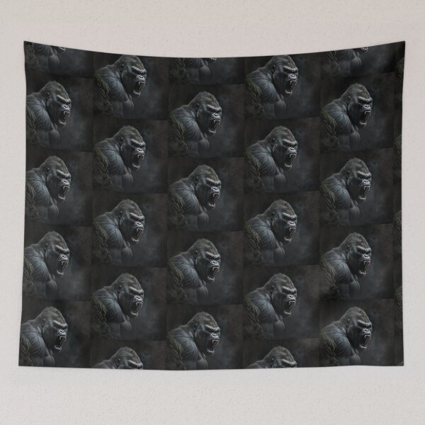 Item preview, Scary Gorilla Roaring Angry Mountain Gorilla designed and sold by Brockinator.