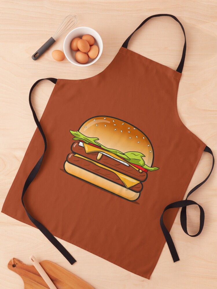 Burger Sticker for Sale by genewaldesign