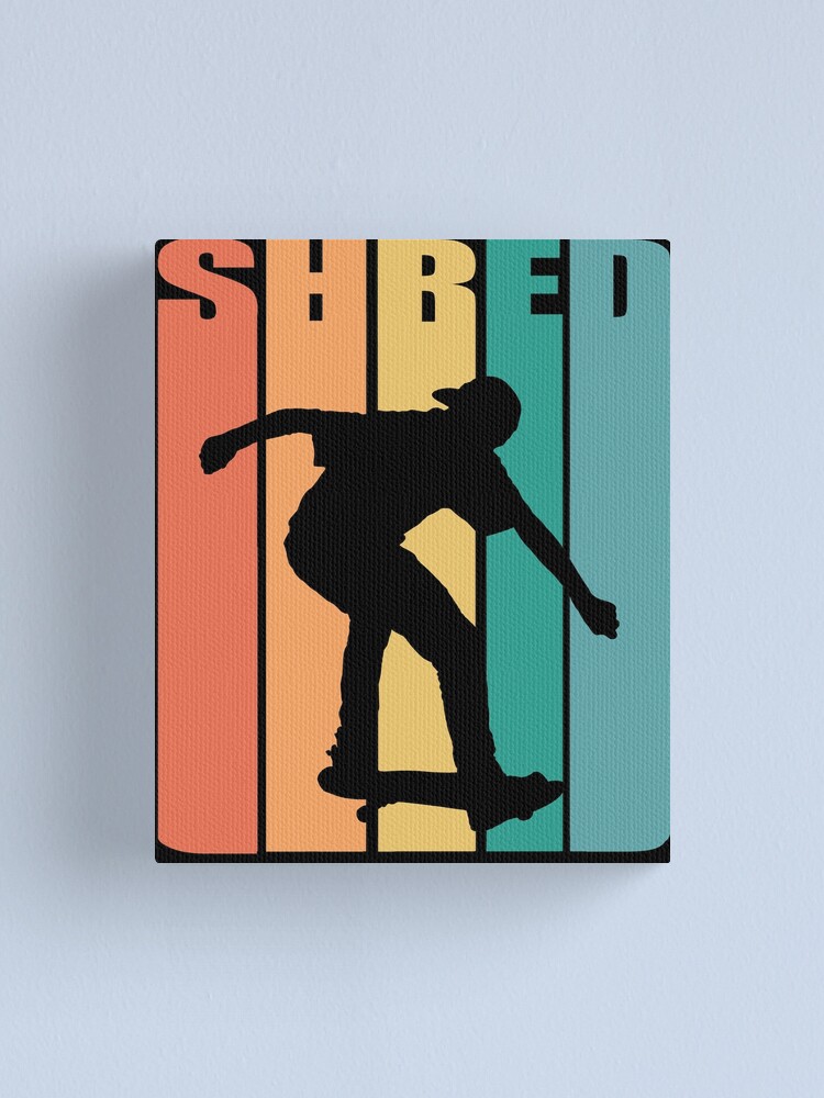 Lienzo Skateboarding 80s Old School Retro Pool Coping Grind Backyard Innovador Respeto Skater Design De Damncoolstuff Redbubble