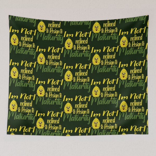 Item preview, Pineapple,I_m Not Inclined to Resign to Maturity-Sleeve Unisex     designed and sold by ZinaidaLebedeva.