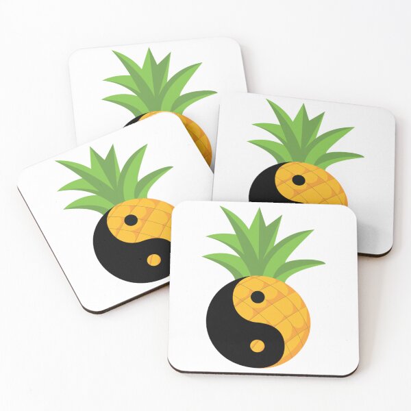 Item preview, Presenting Yin _amp_ Yang Pineapple      designed and sold by ZinaidaLebedeva.