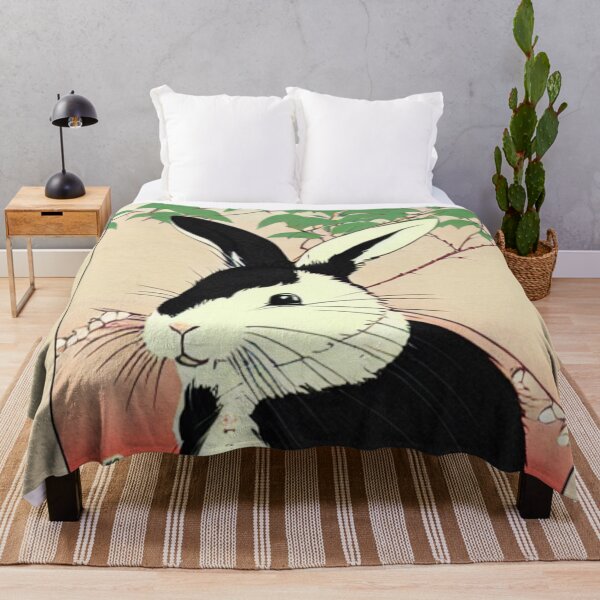 Item preview, Cutest Black and White Otter Netherland Rabbit designed and sold by wigobun.