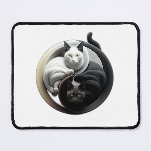 Item preview, Yin & Yang cats V3 designed and sold by Kazakuba.