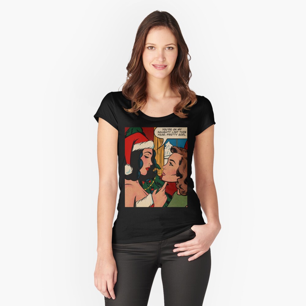 Item preview, Fitted Scoop T-Shirt designed and sold by Msbhaiive.