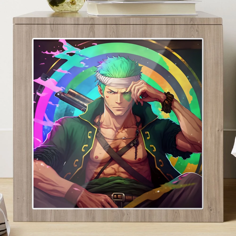 Artwork] Neon Zoro Illustration I've made! : r/OnePiece