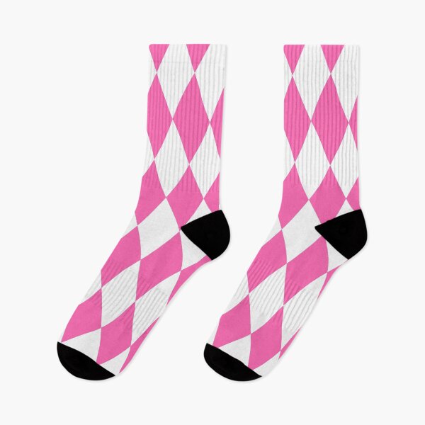 Item preview, Hot Pink and White Harlequin designed and sold by starrylite.