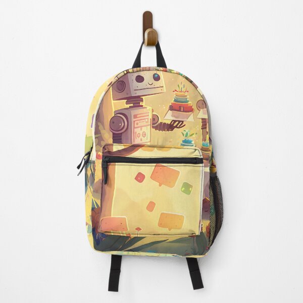 Item preview, Robots in a Picnic in a Forest designed and sold by destinykrainbow.