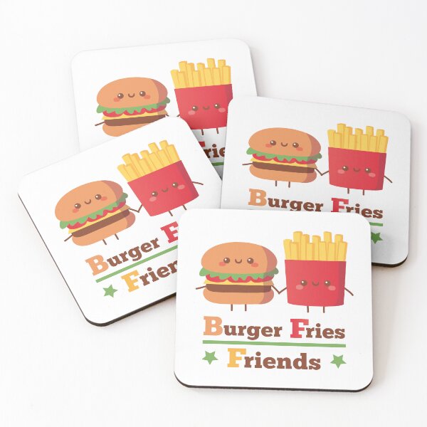 Item preview, Cute Burger and Fries Friends BFF Funny designed and sold by rustydoodle.