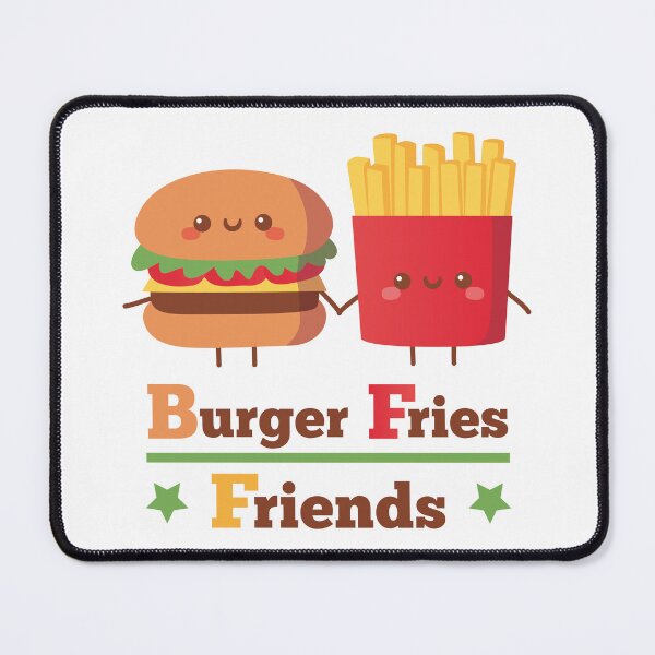 Item preview, Cute Burger and Fries Friends BFF Funny designed and sold by rustydoodle.