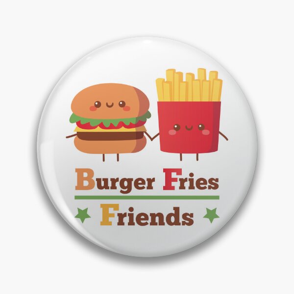 Item preview, Cute Burger and Fries Friends BFF Funny designed and sold by rustydoodle.