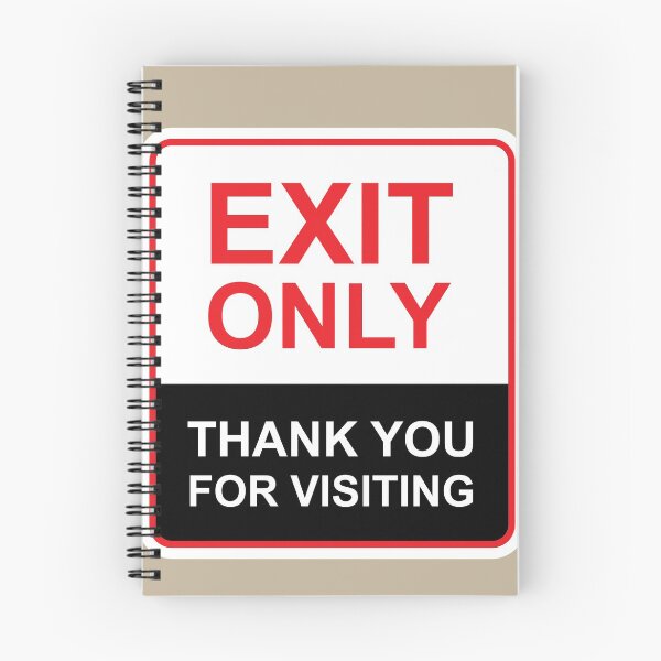 Item preview, Exit only Thanks for visiting Sign designed and sold by vectorworks51.