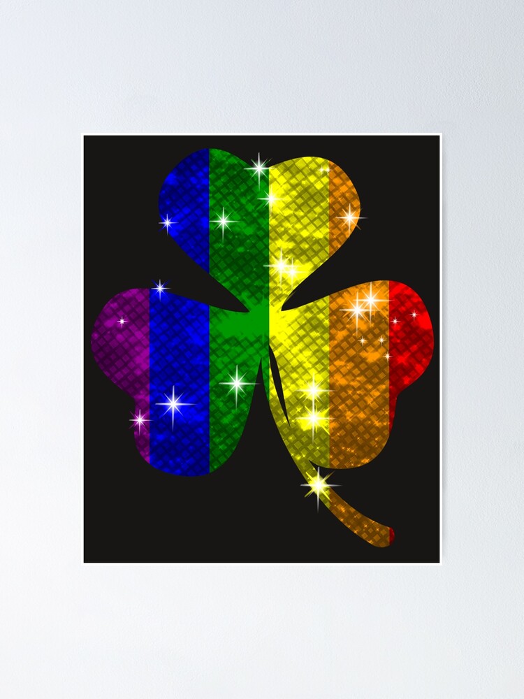 Happy St Patricks Day Funny Shamrock With Cute Leprechaun  Poster for  Sale by BorysSereda