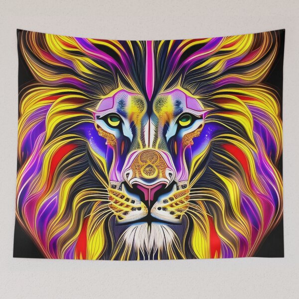 Item preview, Sacred Spirit Lion 004 designed and sold by DMT Official Merch.