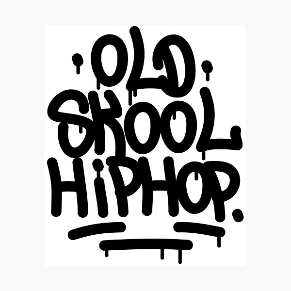 Item preview, Vieille école Hip Hop Graffiti 90's Rap Design designed and sold by trndsttrz.