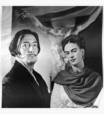 Dali & Frida Kahlo Poster