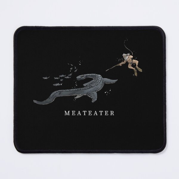 Item preview, MEATEATER GNOME SPEARFISHING FOR A MOSASAURUS designed and sold by BlaeserNotburga.