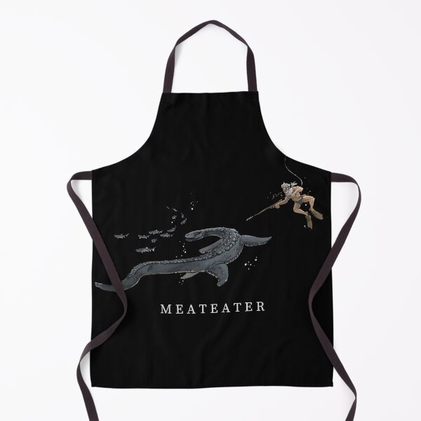Item preview, MEATEATER GNOME SPEARFISHING FOR A MOSASAURUS designed and sold by BlaeserNotburga.