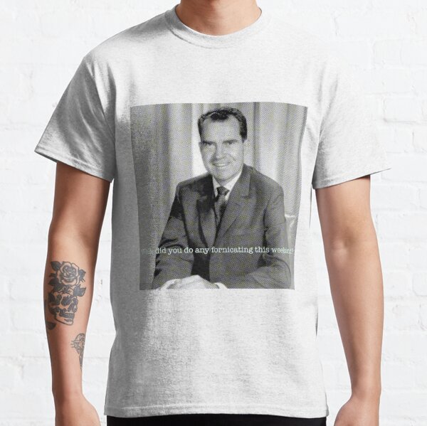 NIB - Mens Football Fine Jersey T-shirts - American President Richard Nixon  