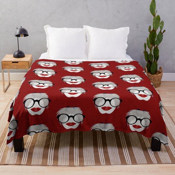 Item preview, Iris Apfel, Black Glasses, Red Lips designed and sold by DiensDesign.