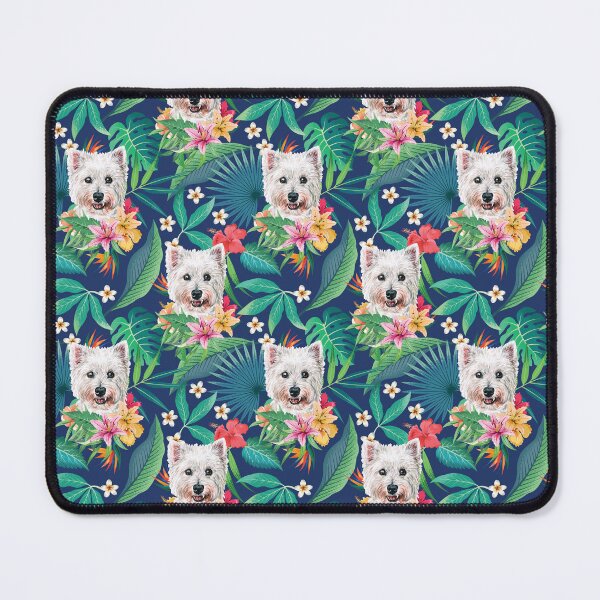 Item preview, Tropical Westie West Highland white terrier designed and sold by lulupetart.
