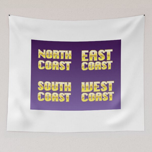Item preview, North East West South Coasts designed and sold by vectorworks51.