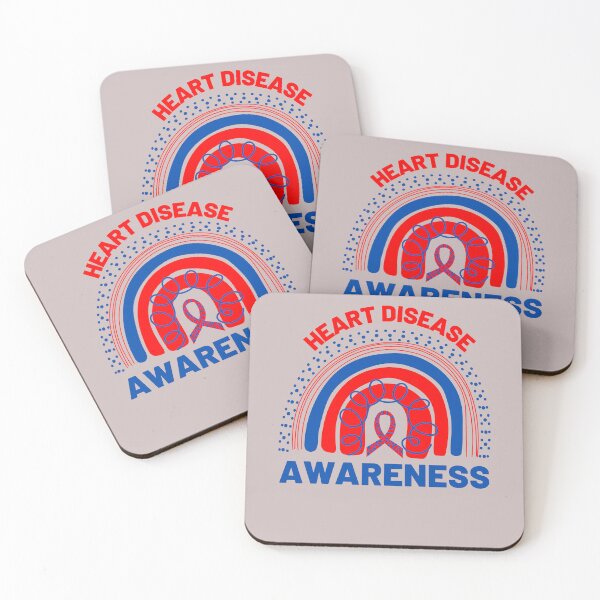 Item preview, Heart Disease Awareness Rainbow CHD Congenital Heart Defect designed and sold by Sarah38.