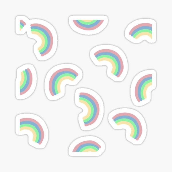 Rainbow Sketches Sticker