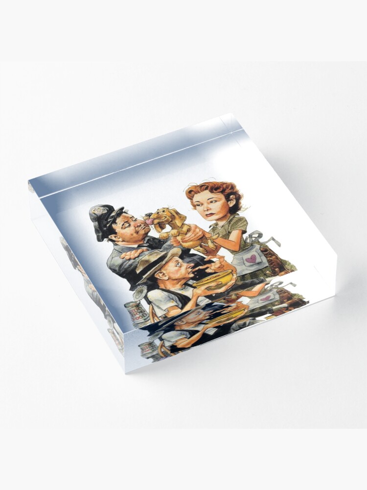 Alternate view of Honeymooners Acrylic Block