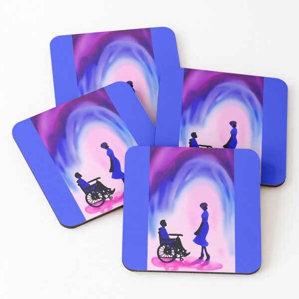 Item preview,  A couple in love Valentine's Day with a disabled person in a wheelchair designed and sold by rockate.