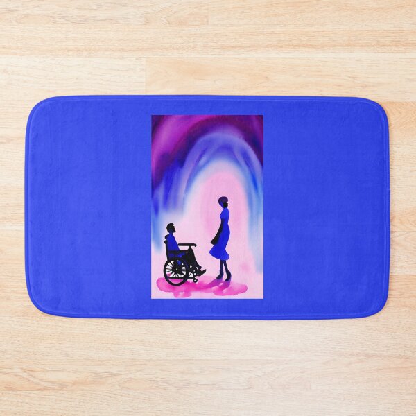 Item preview,  A couple in love Valentine's Day with a disabled person in a wheelchair designed and sold by rockate.