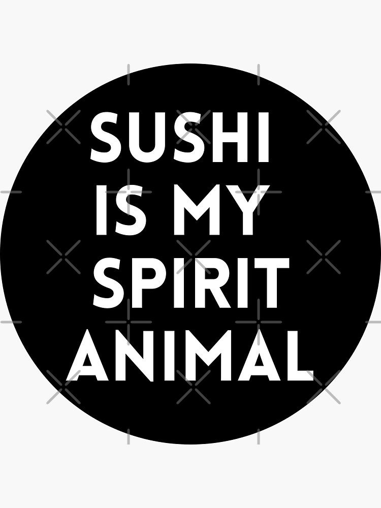 Sushi Sake Nigiri Sushi Lover Gift Idea' Sticker | Spreadshirt