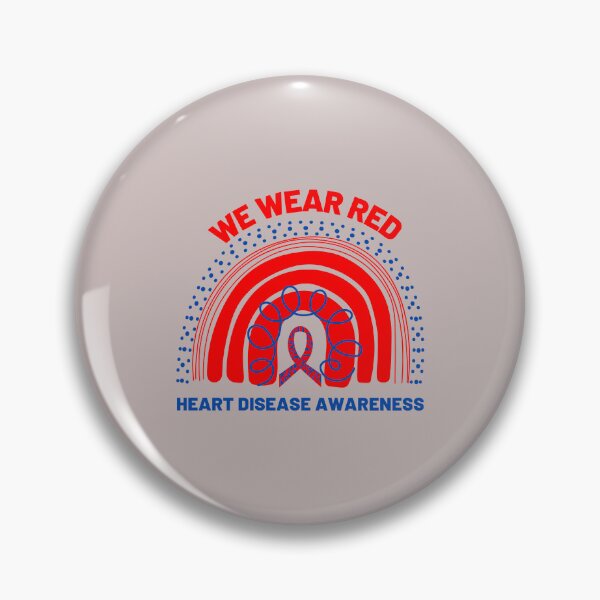 Item preview, CHD Gift Heart Disease Awareness Rainbow CHD Congenital Heart Defect designed and sold by Sarah38.