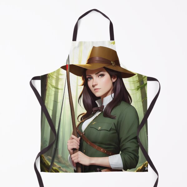 Item preview, The Beautiful Female Ranger of the Forest Green designed and sold by LEVI SALVIAN JANITRA.