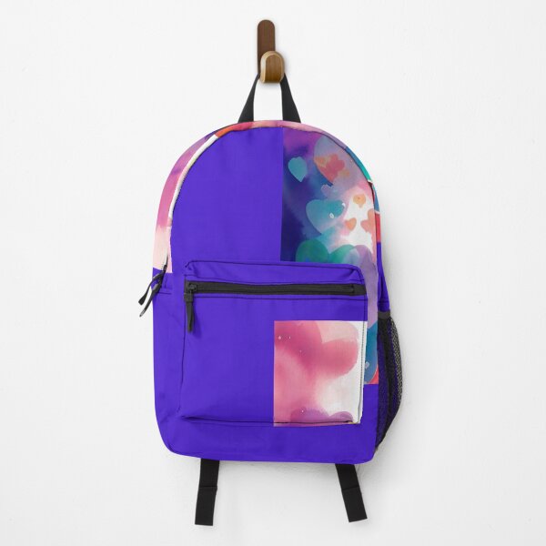 Item preview, A couple of gay queer interracial men in love Valentine's Day with colorful hearts LGBT inclusive designed and sold by rockate.