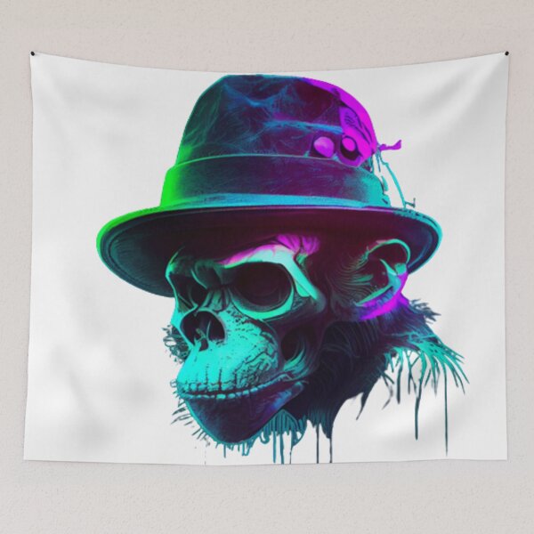 Item preview, Monkey skull face designed and sold by MaryAnn84.