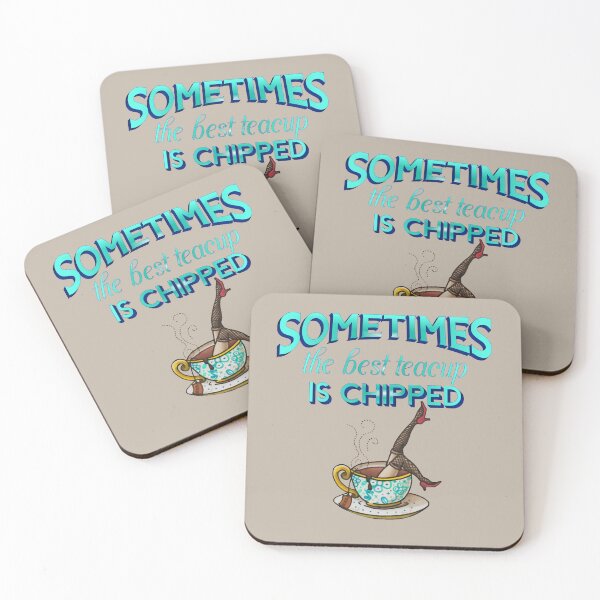 Item preview, Sometimes the best teacup is chipped designed and sold by Corinne Alexa Jackson.