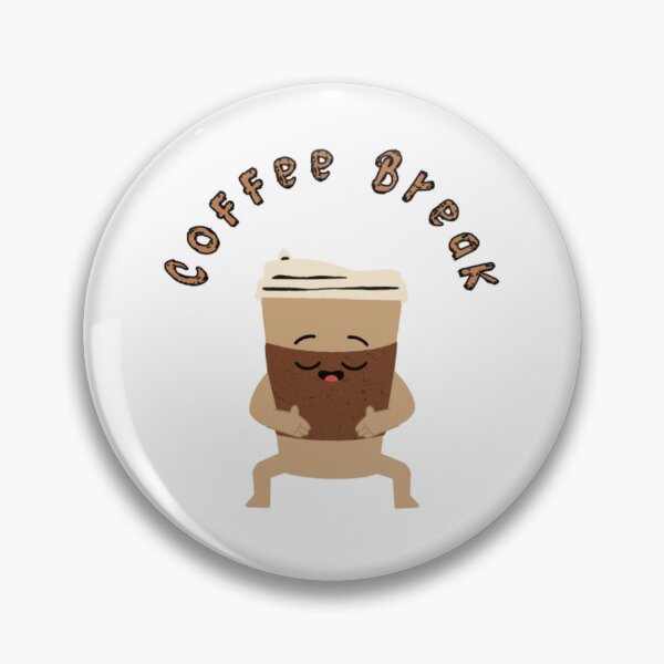 Item preview, Coffee Break - Funny Yoga Puns designed and sold by LMoonDesigns.